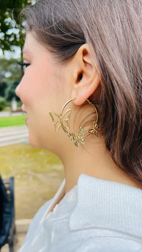 Aurora Luxe Gold Hoops